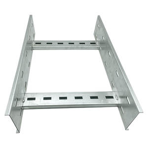 Chemin de câbles fermé de type échelle en acier, sur mesure, pour usage industriel extérieur, avec revêtement en poudre anticorrosion, vente en gros - Product Image 4