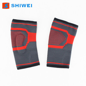 Protector de Codo Shiwei con Almohadilla de Silicona, Soporte Transpirable para Baloncesto, Unisex, Rojo - Product Image 3