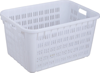 Caisse de transport en plastique PP 2026 empilable pour fruits, légumes et fruits de mer avec poignées – Conteneurs de transport pour hôtels