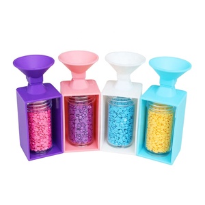 XIXI Herramienta Combinada de Pintura de Diamantes con Forma Irregular de Acrílico, Disco Giratorio Tipo Embudo y Herramienta de Perforación de Agujeros, para Bricolaje y Tamiz Invertido - Product Image 4