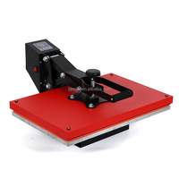 40X60 16X24 Machine d'impression à chaud manuelle pour sublimation de t-shirts en vinyle plat