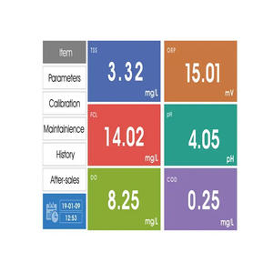 उद्योग पानी की गुणवत्ता टीस्टर ph सेंसर चालकता भंग ऑक्सीजन टर्मिटी-वाटर मीटर मल्टी-पैरामीटर वाटर विश्लेषक - Product Image 6