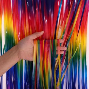 ผ้าม่านประดับผนังรูปซุ้มฝักบัวสำหรับเด็กม่านประดับขอบมาการอง2เมตรสำหรับงานแต่งงานวันเกิดวันวาเลนไทน์ - Product Image 2