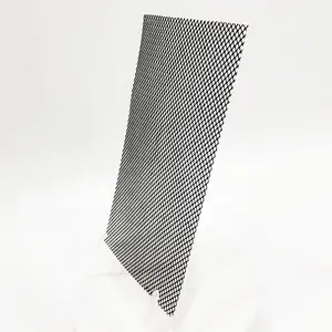 Malla de filtro de carbono de fibra de poliéster, Diamante acondicionado o hexagonal, Media filtrante de carbón activado, fabricación