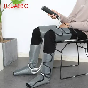Massaggiatore a gamba piena con LOGO OEM ODM Design per circolazione e rilassamento riscaldamento massaggiatore per gambe a compressione della pressione dell'aria