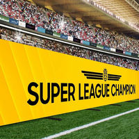 Pantalla LED Perimetral para Estadios de 7680Hz P6.67 P8 P10 IP66 para Publicidad en Partidos de Fútbol