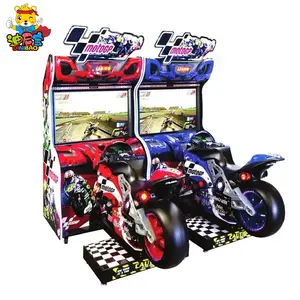 Dinibao Simulator GP Motor Racing Arcade Machine <span class=keywords><strong>Jeu</strong></span> <span class=keywords><strong>de</strong></span> voiture en métal pour parc d'attractions - Product Image 1