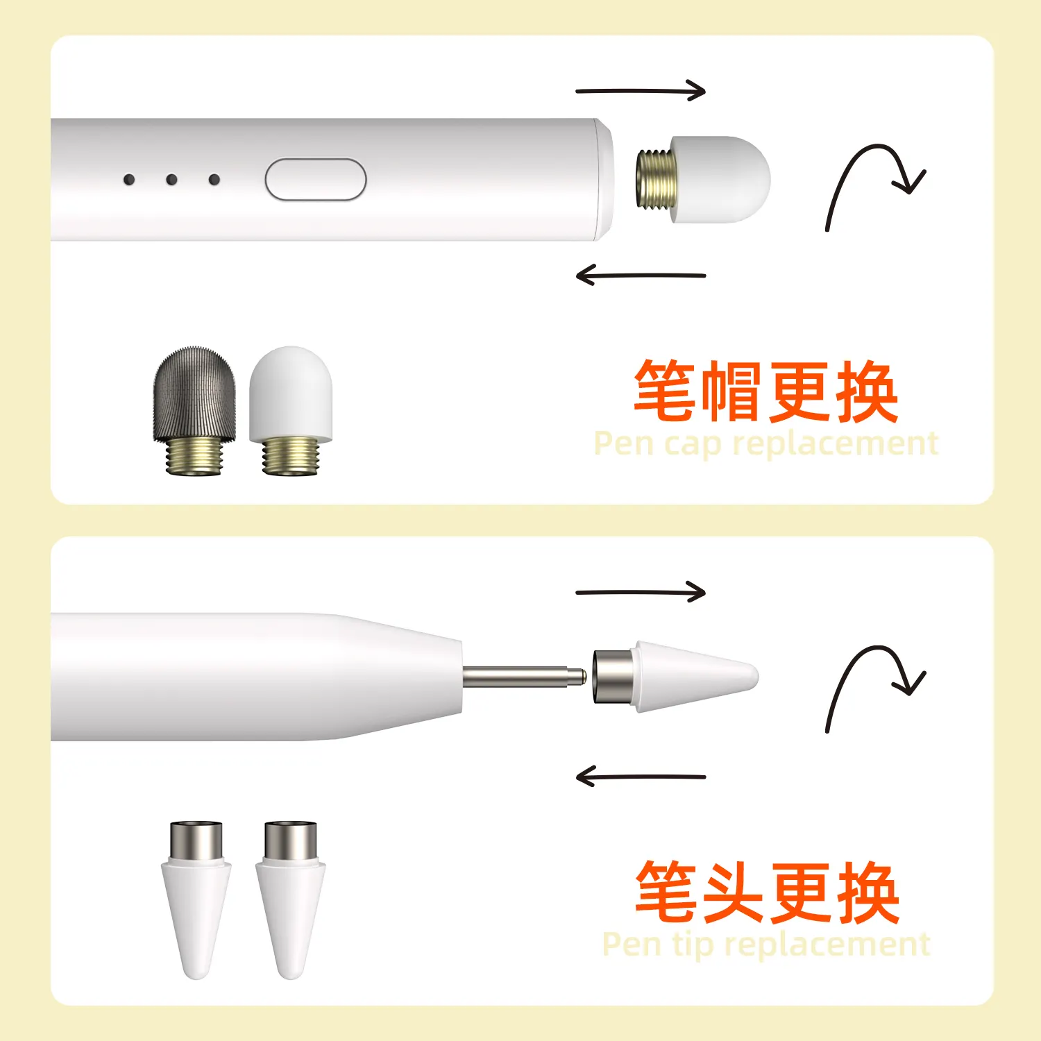 Android用ユニバーサルスタイラスペンSamsungSペンラップトップタブレット鉛筆AppleIpadタッチスクリーンペンアクティブスタイラス用