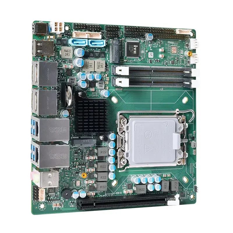 Zunsia OEM LGA1700 Motherboard Intel 12./ 13. Generation Raptor Lake-S H610 Chipset Itx Motherboard DDR5 64 GB Mini-Pc-Motherboard