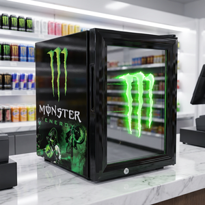 Refrigerador <span class=keywords><strong>de</strong></span> Bebidas Vertical Directo <span class=keywords><strong>de</strong></span> Fábrica con Estantes Ajustables y Puerta <span class=keywords><strong>de</strong></span> <span class=keywords><strong>Vidrio</strong></span> para Supermercados y Tiendas <span class=keywords><strong>de</strong></span> Conveniencia, Modelo Monster Mini Constant - Product Image 4