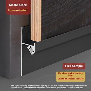 Design moderne 9/12mm Clip encastré Bande lumineuse LED <span class=keywords><strong>Plinthe</strong></span> en alliage d'aluminium Panneau mural Fente lumineuse avec <span class=keywords><strong>plinthe</strong></span> LED - Product Image 2