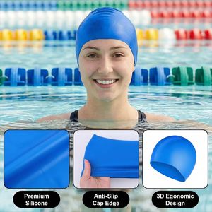 Gorro de Natación de Silicona Elástica Personalizado, Impermeable y Unisex, Diseño Duradero para Deportes Acuáticos y Natación - Product Image 5