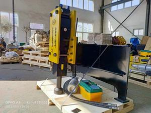 6-9 Ton Post Driver Martelo Escavadeira Post Driver Excavadora Anexos Hidráulicos Driver Rock Hammer - Product Image 5