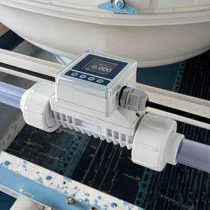 Micro-Flowmeter ultrassônico do segmento para o método pequeno da diferença do tempo do tubo de corrosão de Digitas LCD do diâmetro para a água líquida - Product Image 4