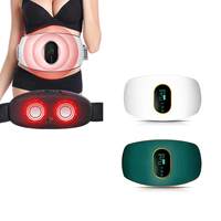 Cinturón Masajeador Vibratorio Térmico 2026 para Quema Grasa, Alivio de Dolores Menstruales y de Espalda, y Calambres Abdominales