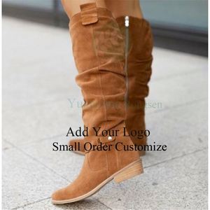 Botas de Mujer de Tacón Alto y Fino, de Gamuza, Sexys, por Encima de la Rodilla, para Invierno - Product Image 2