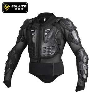 SULAITE Armadura Protectora de Cuerpo Completo para Motociclismo, Equipo de Ciclismo Transpirable Unisex Negro Rojo - Product Image 3