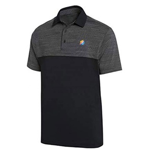 Vêtements de sport personnalisés, chemise de golf pour homme - Tissu en molleton 100% coton, respirant et à séchage rapide, manches courtes - Product Image 1