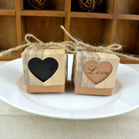 Boîte à bonbons en papier rétro en cuir de vachette avec boîte cadeau en forme de cœur ajourée pour les friandises, boîte à sachets de thé pour les bonbons et les collations