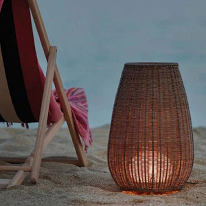 Lampada <span class=keywords><strong>da</strong></span> Terra Moderna per Decorazione di Hotel, Cortili e Ristoranti, LED Impermeabile IP54, Lampada <span class=keywords><strong>da</strong></span> <span class=keywords><strong>Giardino</strong></span> in Rattan per Esterni - Product Image 4