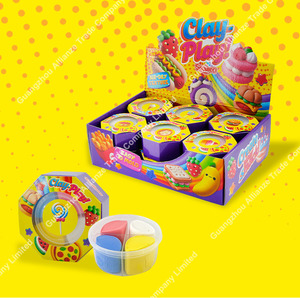 Jouet anti-stress à étirer en argile à séchage à l'air souple, modèle gâteau, burger, crème glacée, sucette, pour jeu d'imitation de cuisine - Product Image 6