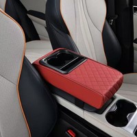 Nouveau modèle 3-en-1 : Accessoires de voiture, décoration intérieure, porte-gobelet, support de téléphone pour accoudoir de voiture, rehausseur d'origine