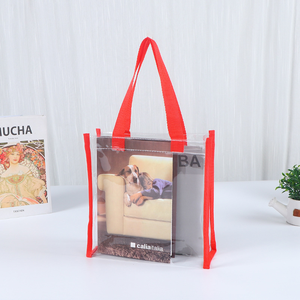 Bolsa de Mano Transparente de PVC, Impermeable, Reutilizable, de Gran Capacidad para Viajes, Playa, Gimnasio y Uso Diario - Product Image 2