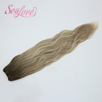 Extensions de cheveux humains bouclés à trame machine, double couche, trame plate ultra-fine, volume naturel invisible, fournisseur OEM personnalisé