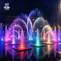 Fuente de Agua Inteligente con Programación PLC para Exteriores, con Música y Baile, Seguimiento Automático del Ritmo, Cambio de Color LED, para Plazas Urbanas
