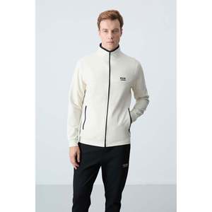 Ensemble de survêtement pour homme Air Jones Hugo beige et noir - Tenue de sport athlétique confortable en deux pièces pour l'entraînement - Product Image 6