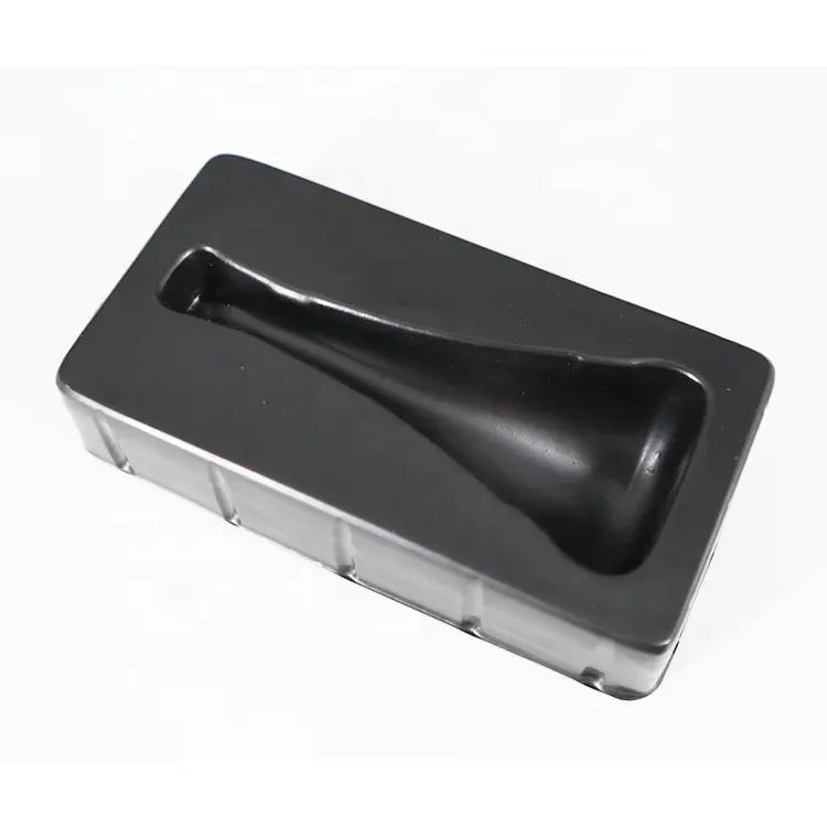 Customized Black PS Plastic Vacuum Forming Packaging Blister Tray for Perfume Glass Bottle Tray