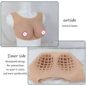 Pechos falsos <span class=keywords><strong>naturales</strong></span> artificiales para el cáncer de mama, formas de mama de silicona realistas para pacientes, rehabilitación postoperatoria - Product Image 3