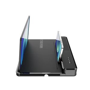 Loupe d'écran de téléphone 3D HD 12 pouces avec télécommande/haut-parleur, grossissement 2-4X, anti-lumière bleue, support mains libres pour films/TikTok/appels vidéo - Product Image 2