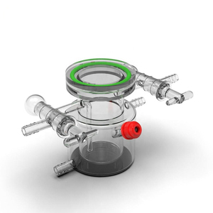Réacteur en verre monocouche de 5 L avec moteur, cuve de réaction chimique agitée pour laboratoire, dotée d'une télécommande - Product Image 4