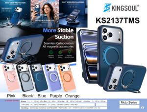 Magnetic <b>Ring</b> Stand <b>Phone</b> Case Shockproof Wireless Charging Compatible Protective Cover for iPhone 18 17 16 15Pro Max - Product Image 1