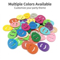 Paillettes en PVC en forme d'œuf de Pâques, écologiques, 15x11mm, épaisseur 0,22-0,25mm, multicolores, décoratives, pour festivals