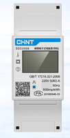 CHINTmonophasé électronique 220V communication domestique DDSU666 guide 380V compteur électrique DT 5(80)A 4P MID avec CE et RS485