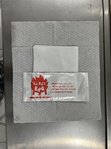 Toallitas húmedas de limpieza para restaurante de viaje desechables suaves impresas personalizadas Mini toallita de limpieza no tejida envuelta de una sola pieza - Product Image 4