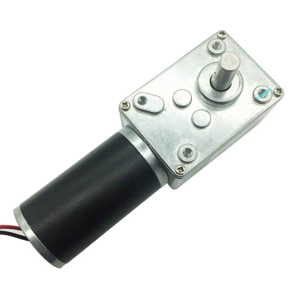 BringSmart 1.6-70kg.cm high torque worm gear motor 24v brush dc motor 12v low rpm for robot price dc worm geared motor