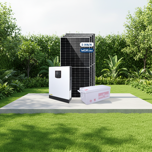 Solar Wall-Mounted Battery <b>Storage</b> Off-grid <b>System</b> All-in-One Home <b>Energy</b> 5kW Lead-Acid - Product Image 1
