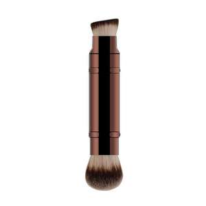 Double-Headed Makeup Brush 13mm Synthetic Hair Metal Handle Flat Shape <b>Foundation</b> Brush Cangzhou Origin - Product Image 1