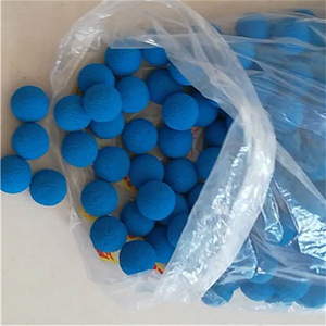 Balle de nettoyage en caoutchouc éponge pour tube de condenseur, balle en caoutchouc mousse élastique pour le nettoyage en ligne des tuyaux d'échangeur de chaleur, fabriquée en Chine - Product Image 3
