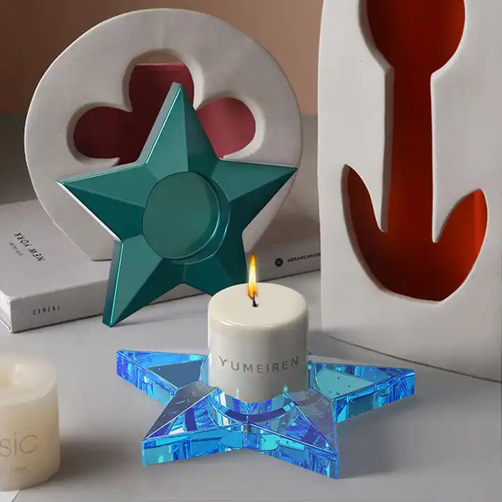 diy candle mold five-pointed star candle