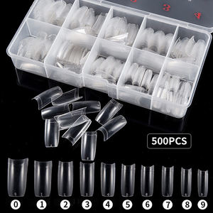 Cortadores de puntas de uñas en forma de U, acrílico Artificial, <span class=keywords><strong>con</strong></span> caja, Kit de manicura - Product Image 4