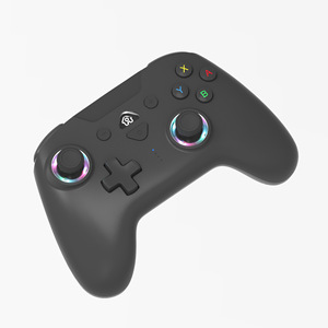 Nintendo anahtarı Oled mavi-diş oyun denetleyicisi için RGB serin renk işık Pro titreşim Gamepad - Product Image 3