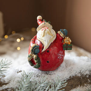 <b>Christmas</b> Painted Resin Ornament for <b>Christmas</b> Decoration <b>Gift</b> Santa Claus - Product Image 2