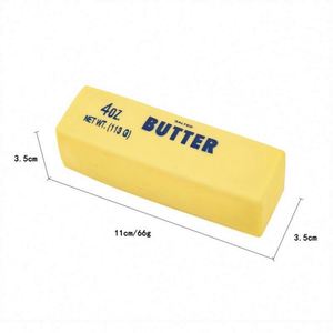Juguete Antiestrés de Goma Ultra Suave con Forma de Barra de Queso y Barra de Mantequilla, de Levantamiento Lento, para Aliviar el Estrés en la Oficina - Product Image 1