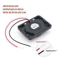 Conector de toma de corriente para coche con USB QC3.0 PD3.0, luz LED impermeable y doble salida para coches y camiones