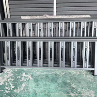 Puerta Corredera Eléctrica en Cantilever de Aleación de Aluminio, Diseño de Puerta Deslizante sin Rieles para Aplicaciones en Patios, Villas, Escuelas y Cercas