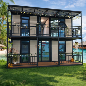 Casa Prefabricada Moderna de Dos Niveles Expandible Tipo Villa Contenedor con 4 Dormitorios y 2 Baños - Product Image 1